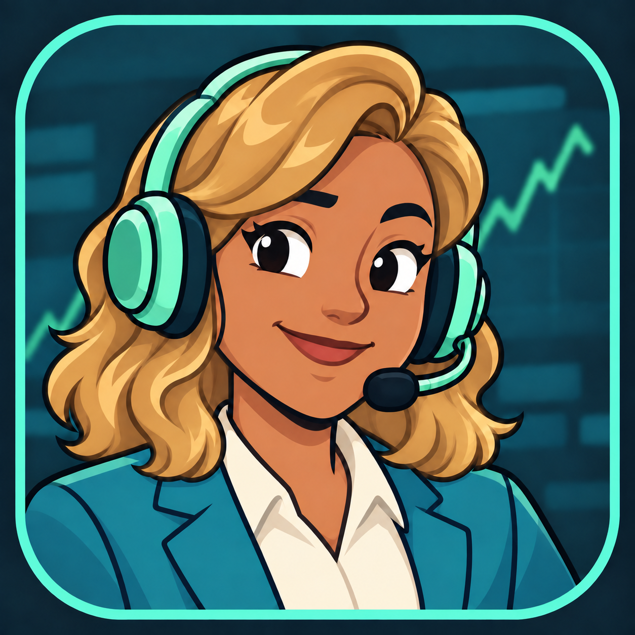 The game's news reporter